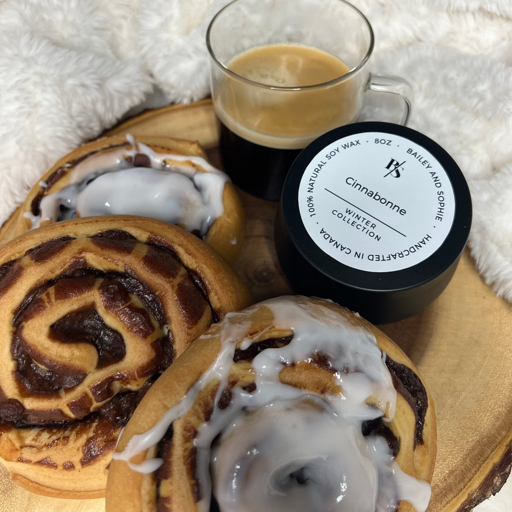 CINNABONNE SOY CANDLE | warm dough + butter + cinnamon + loads of icing
