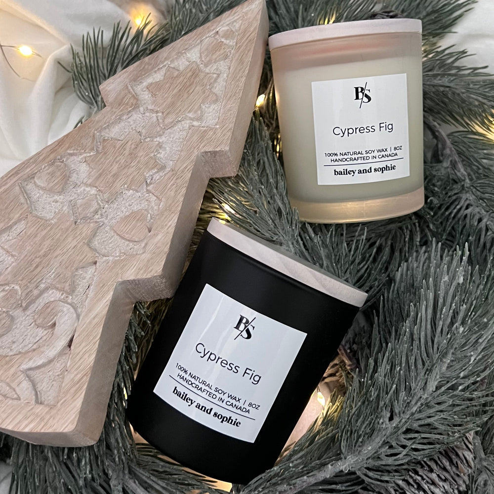 CYPRESS FIG SOY CANDLE | notes of fig + cypress + balsam
