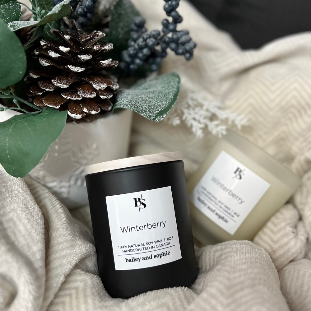 WINTERBERRY SOY CANDLE | fresh berries + mint